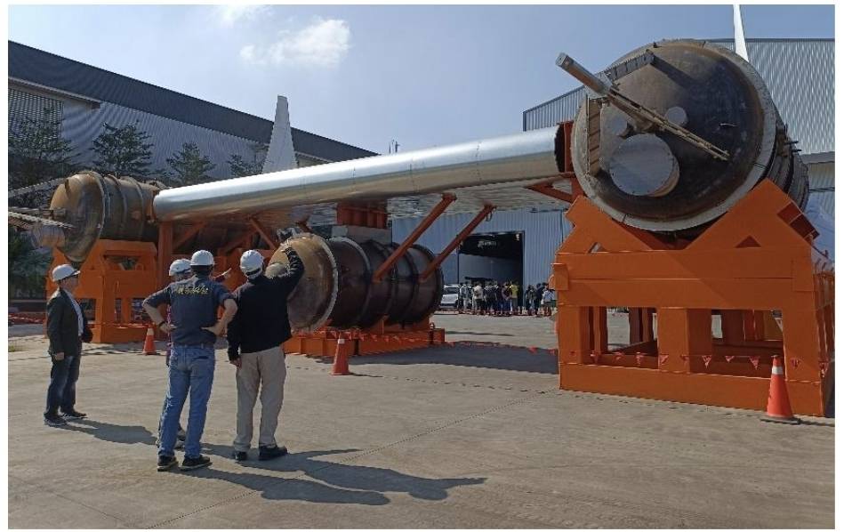 100kw黑潮渦輪發電機外殼實機